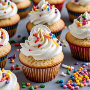 Mini Cupcakes de Vainilla