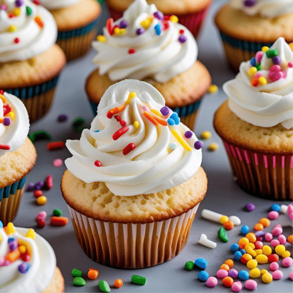 Mini Cupcakes de Vainilla